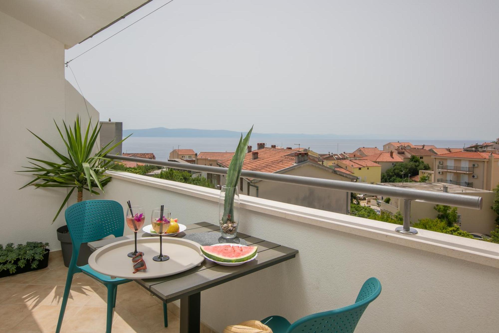 Sea View Ela Apartments Podgora Habitación foto